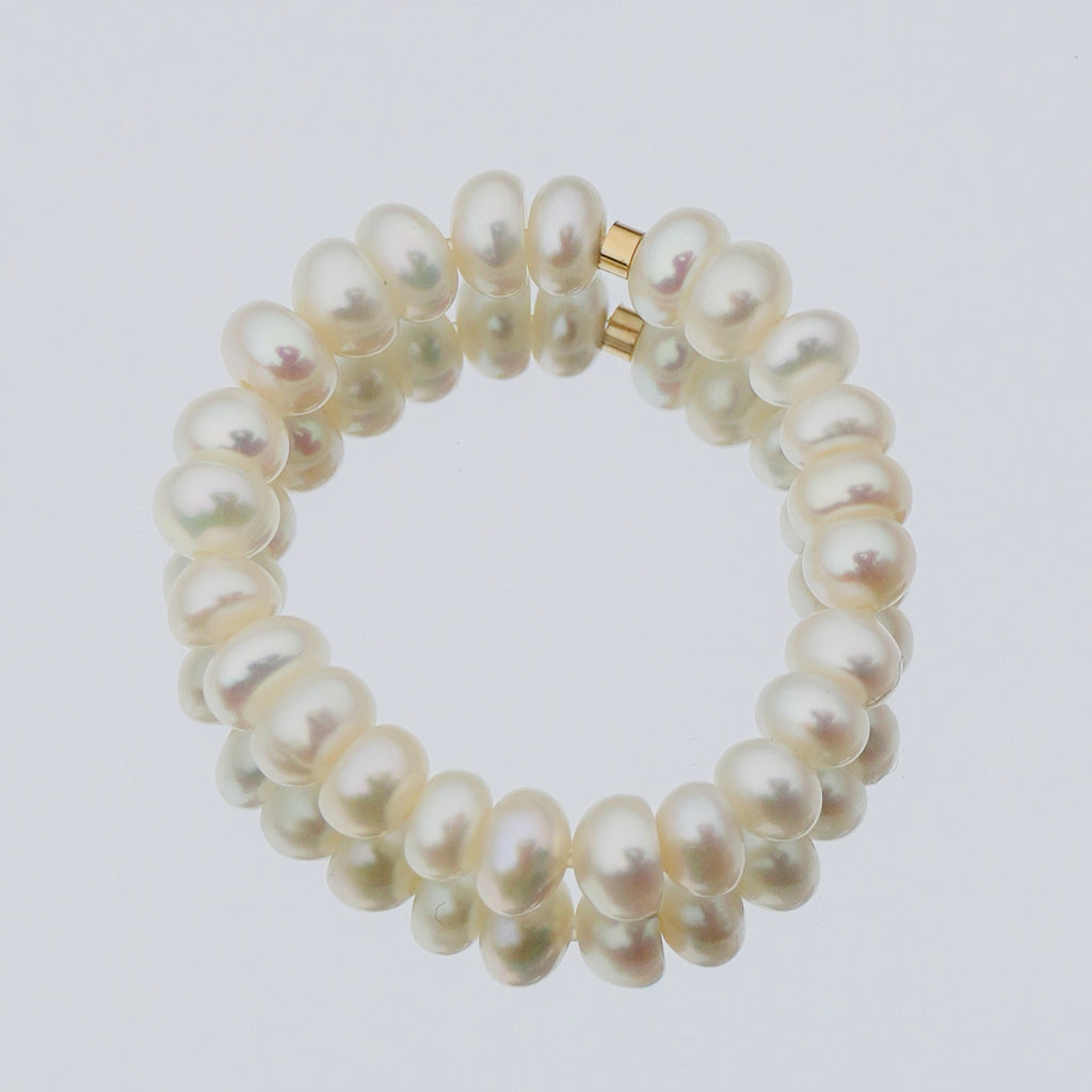 chunky pearl ring