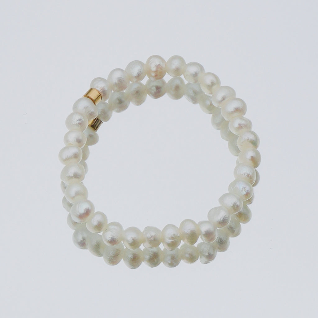 tiny pearl ring