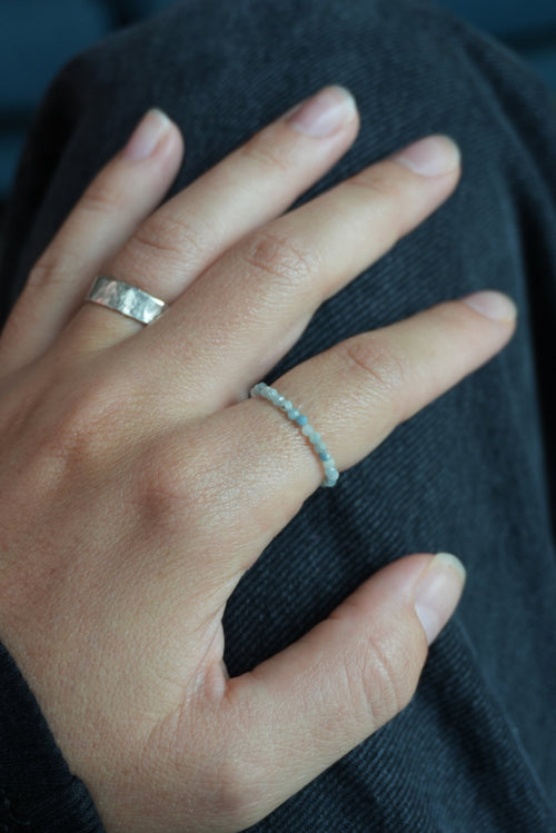 aquamarine ring (march birthstone)