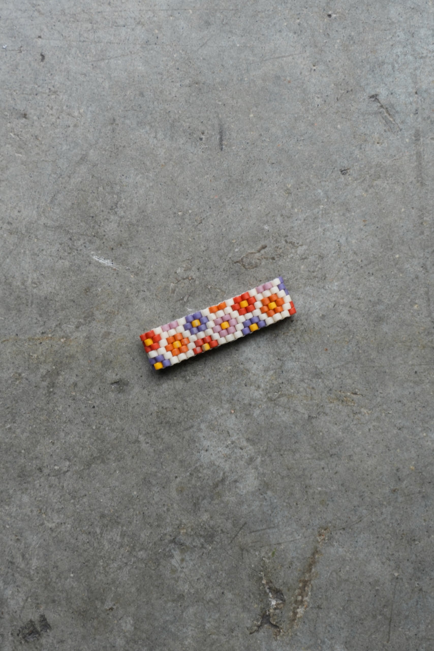 retro daisies woven glass bead ring kit