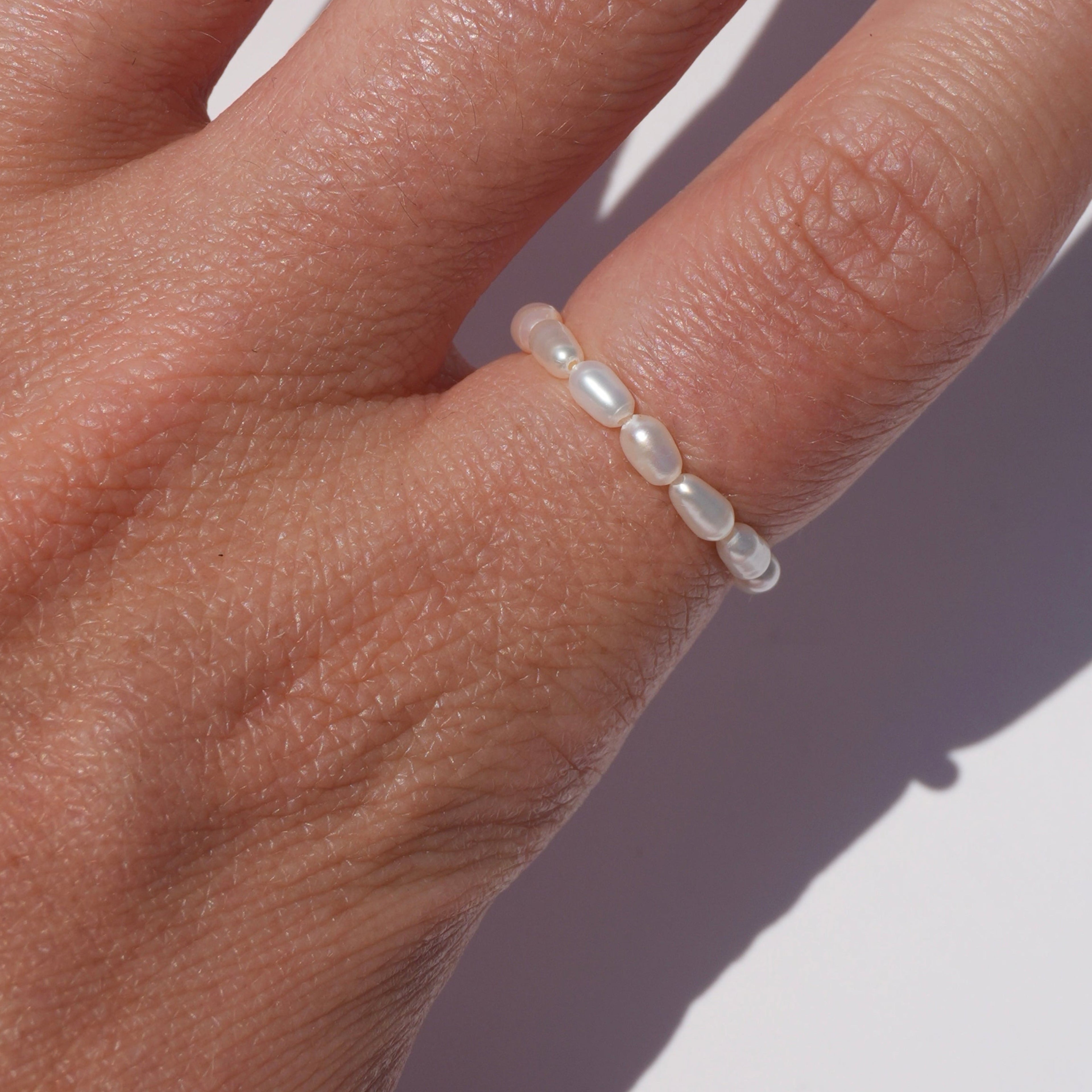 rice pearl ring